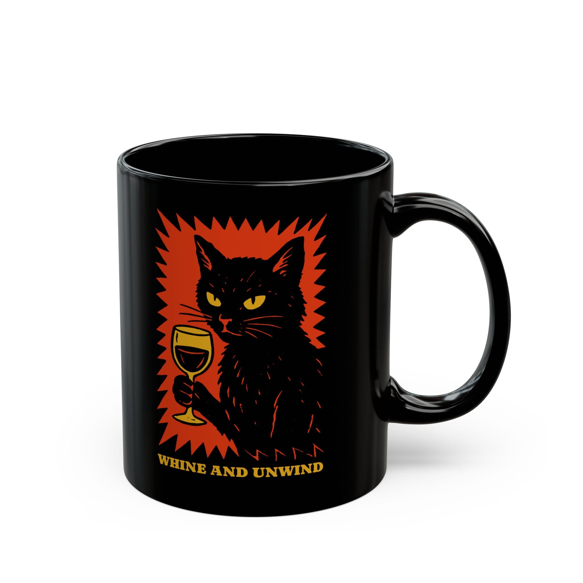 Whine and Unwind Cat Mug