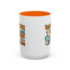 Warning Monday Panic Coffee Mug