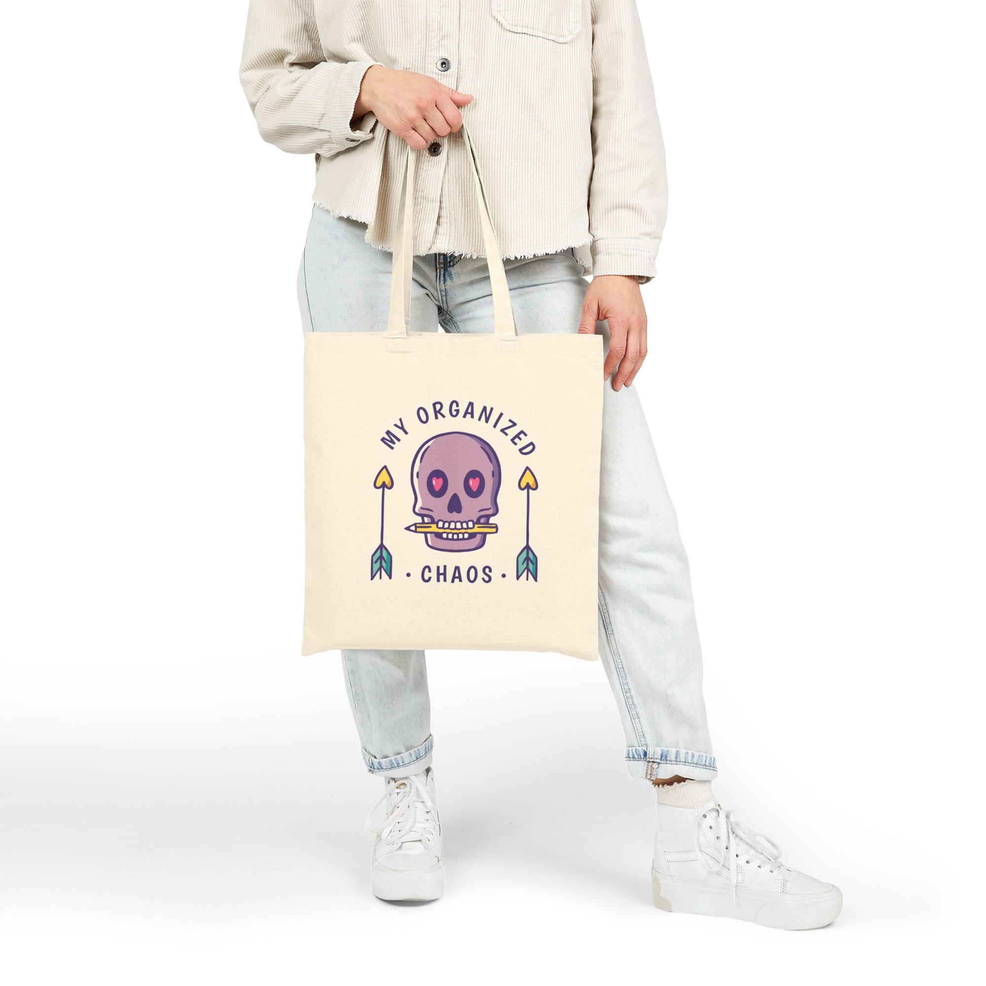 My Organized Chaos Skull Tote Bag