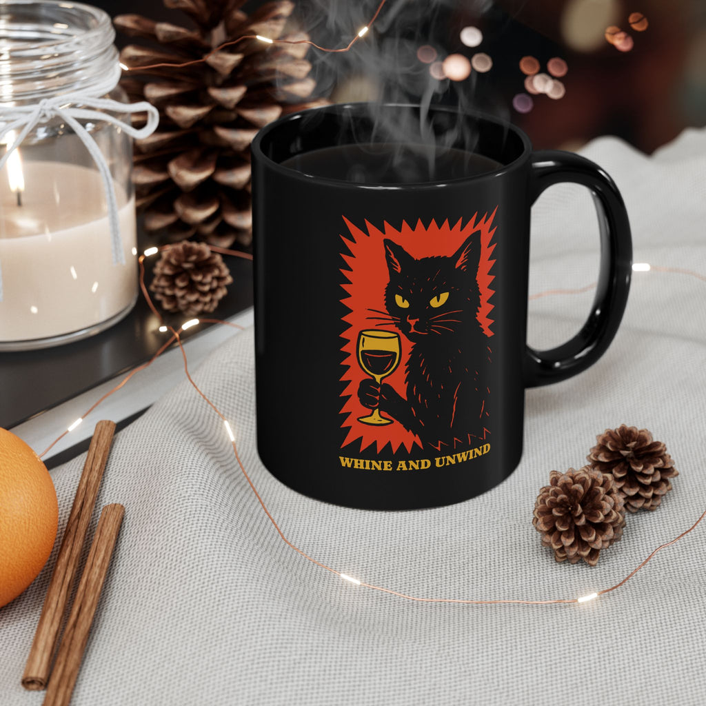 Whine and Unwind Cat Mug