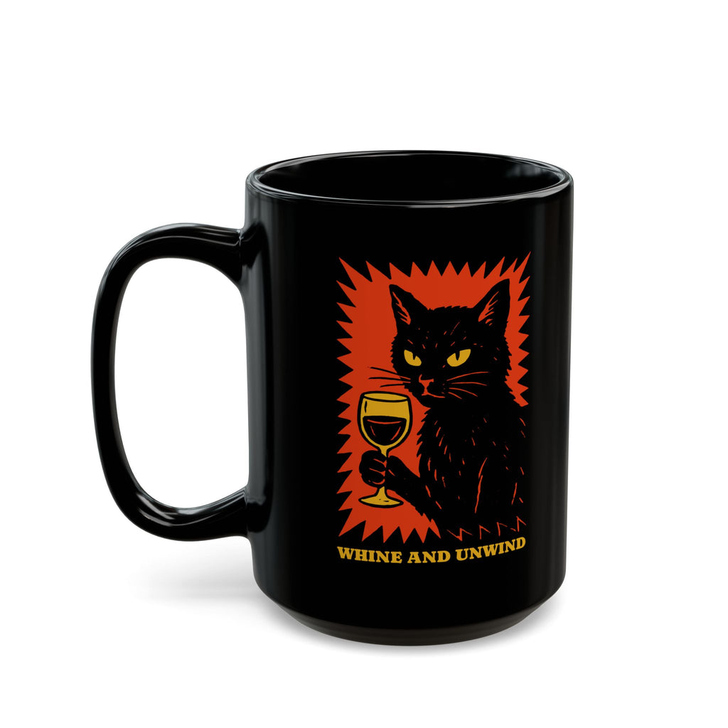 Whine and Unwind Cat Mug