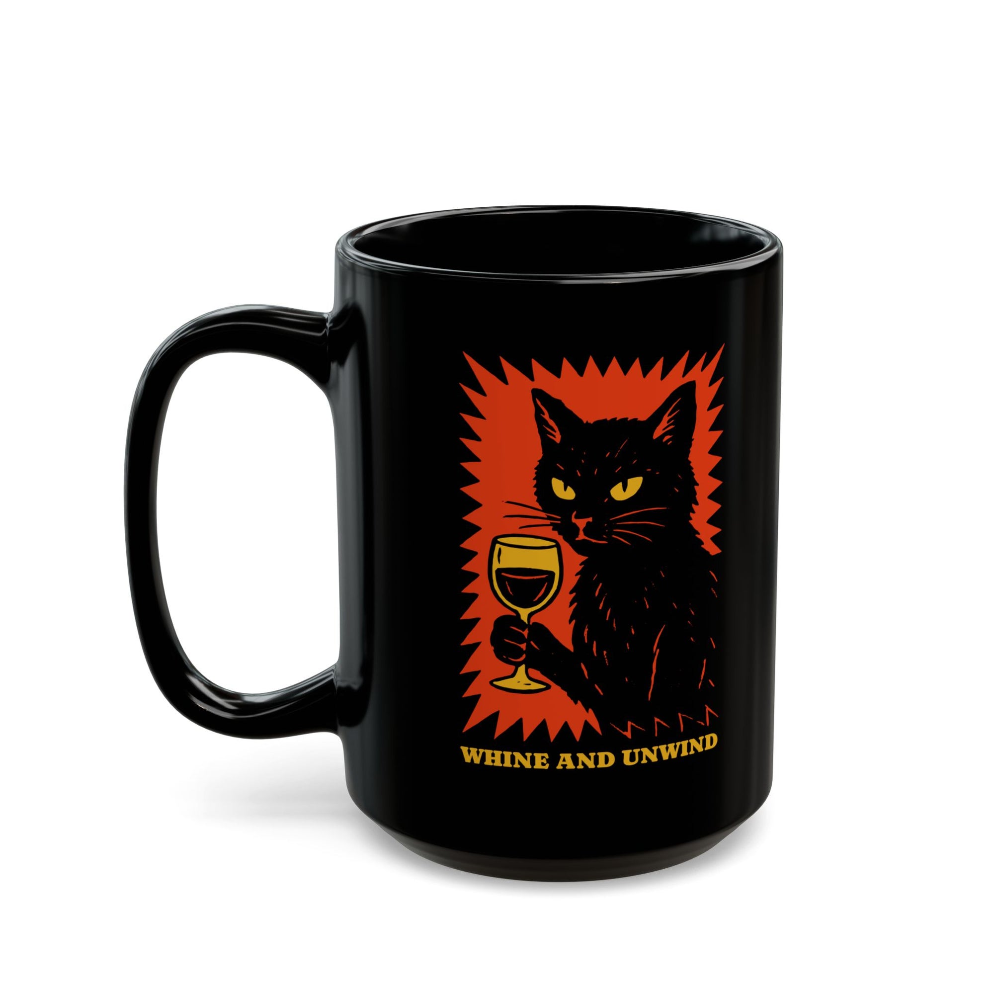 Whine and Unwind Cat Mug