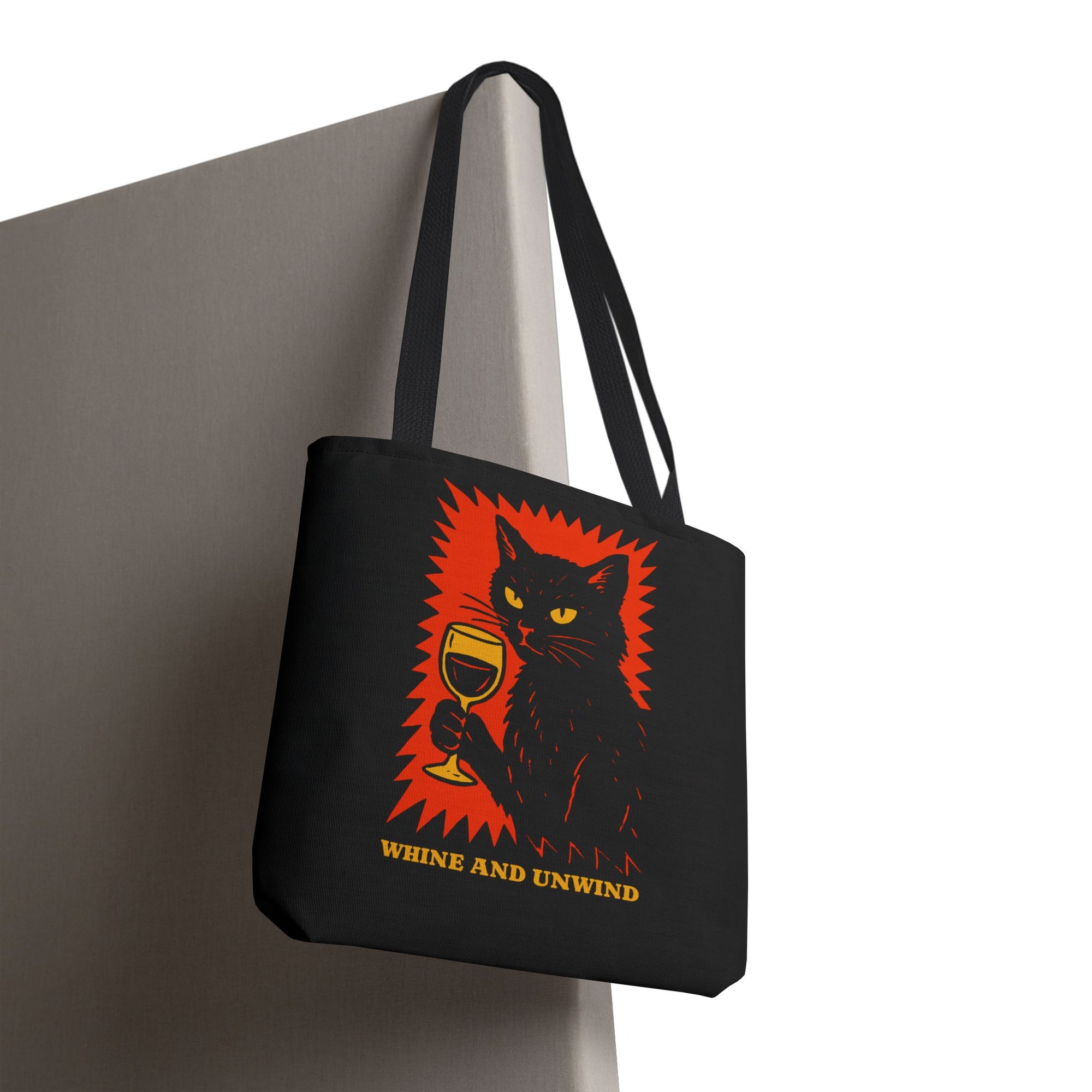 Whine and Unwind Cat Tote Bag