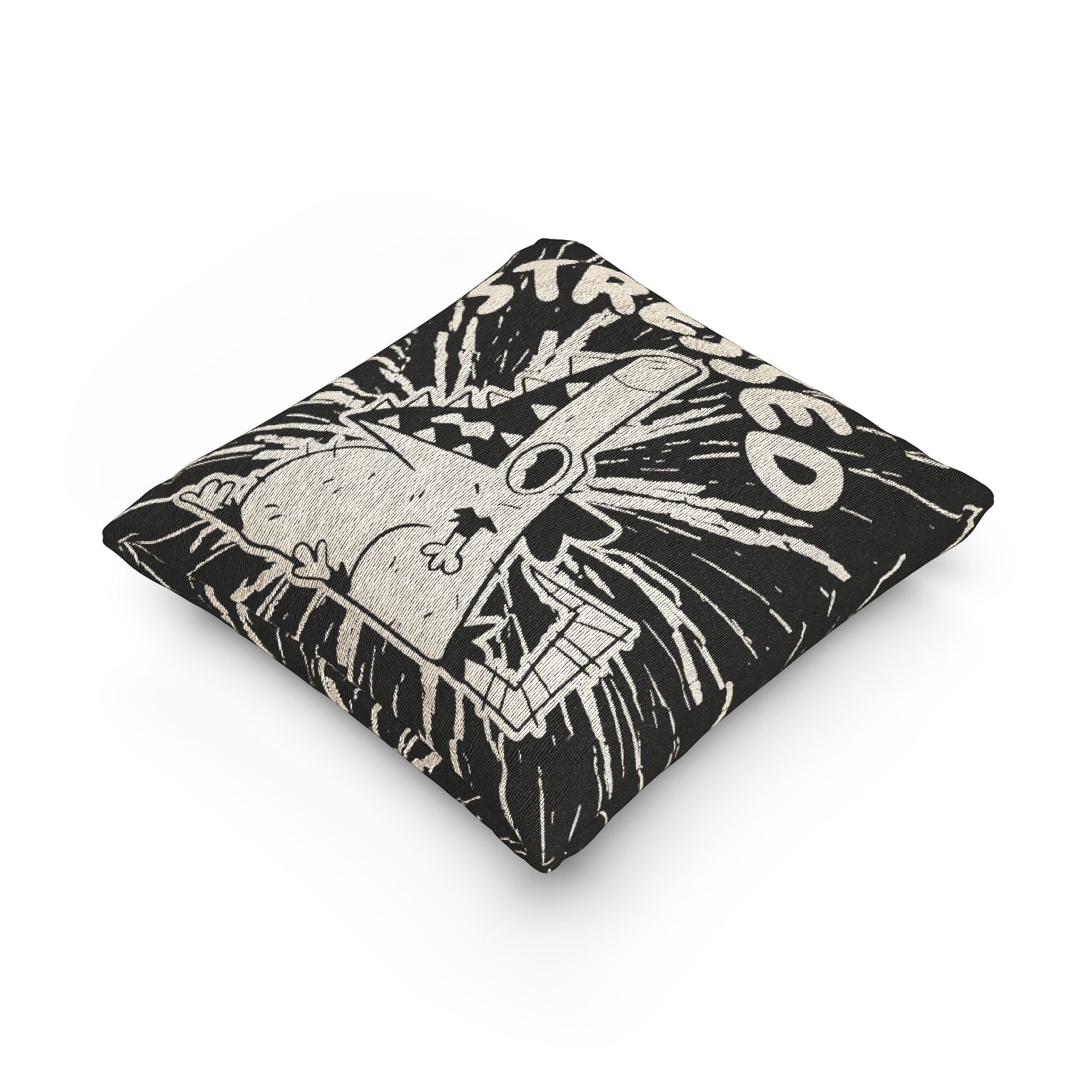 Stressed Possum Woven Throw Pillow