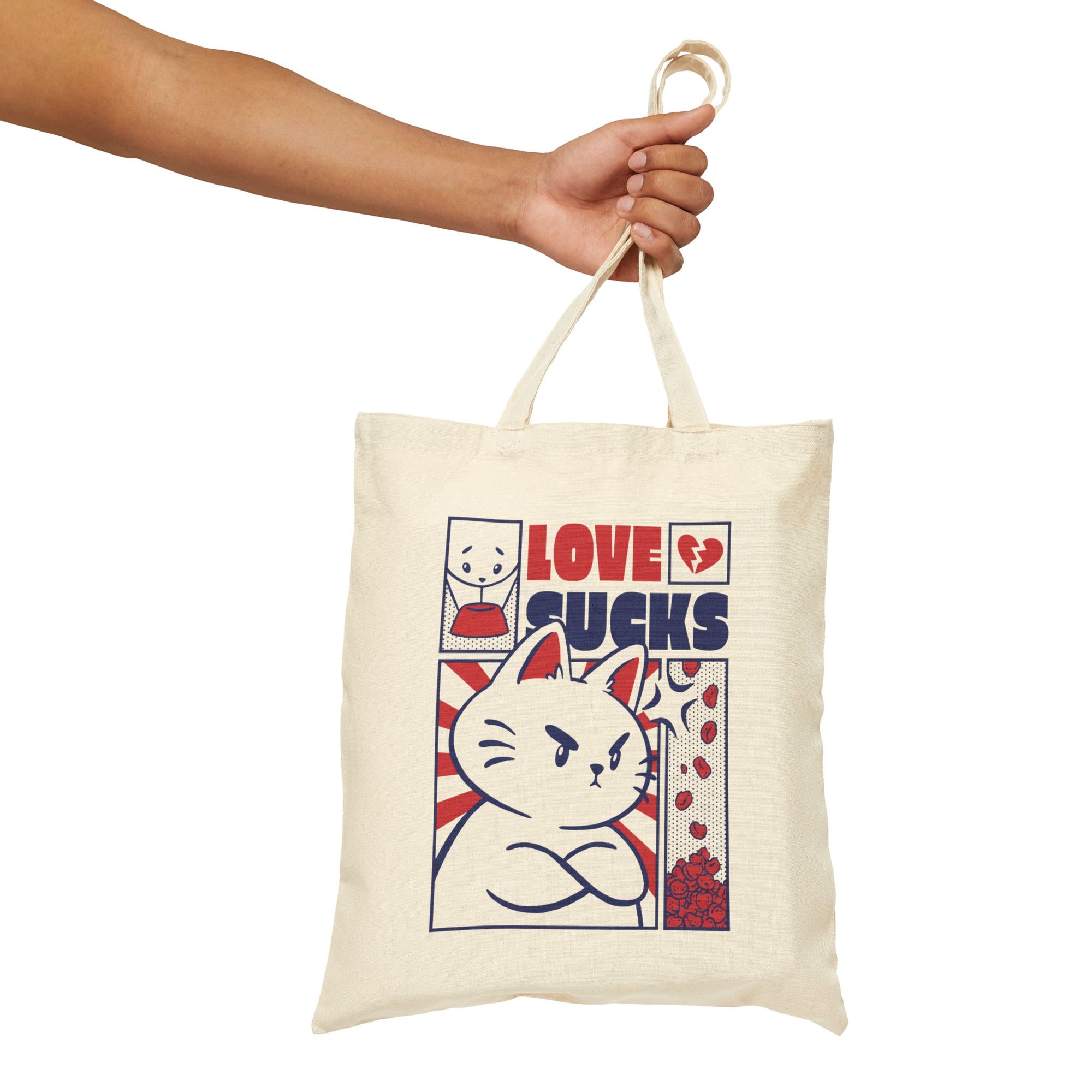 Love Sucks Tote Bag - Gently Unhinged