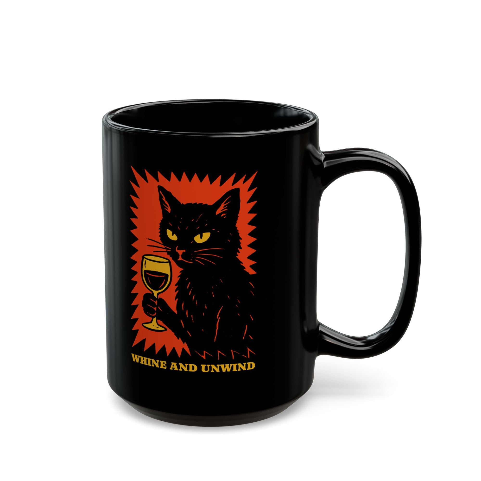 Whine and Unwind Cat Mug