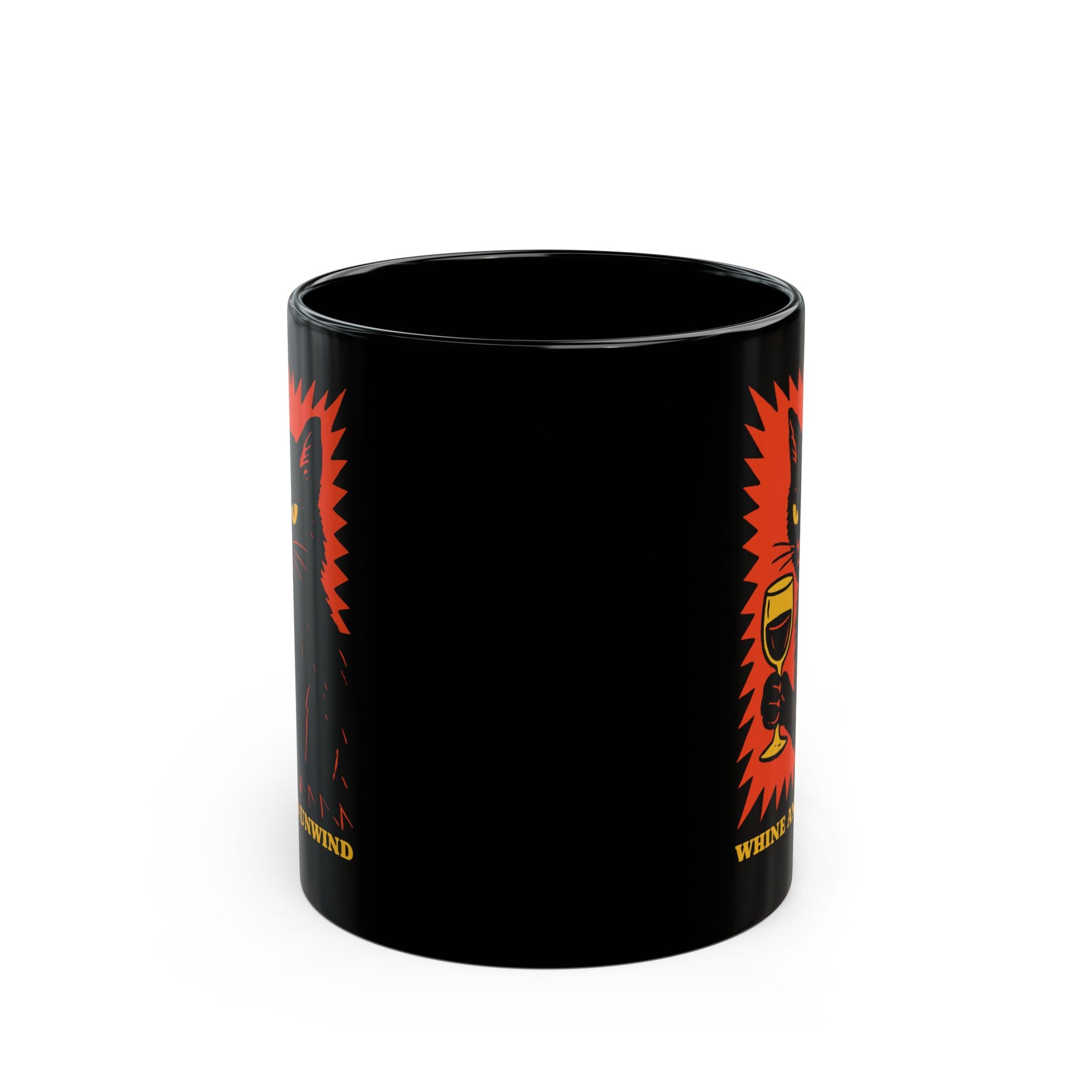 Whine and Unwind Cat Mug