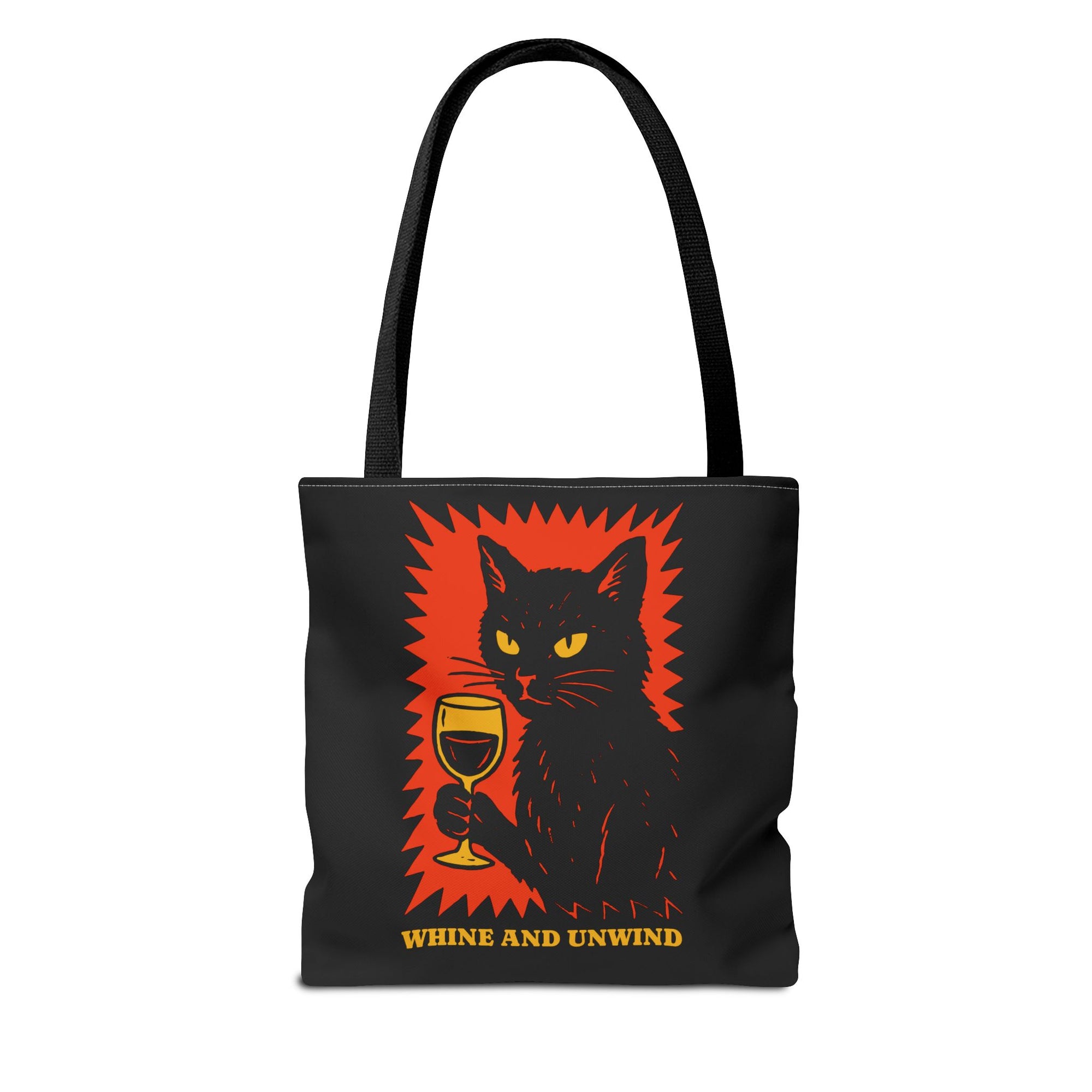Whine and Unwind Cat Tote Bag