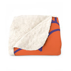 Cozy Halloween Sherpa Fleece Blanket