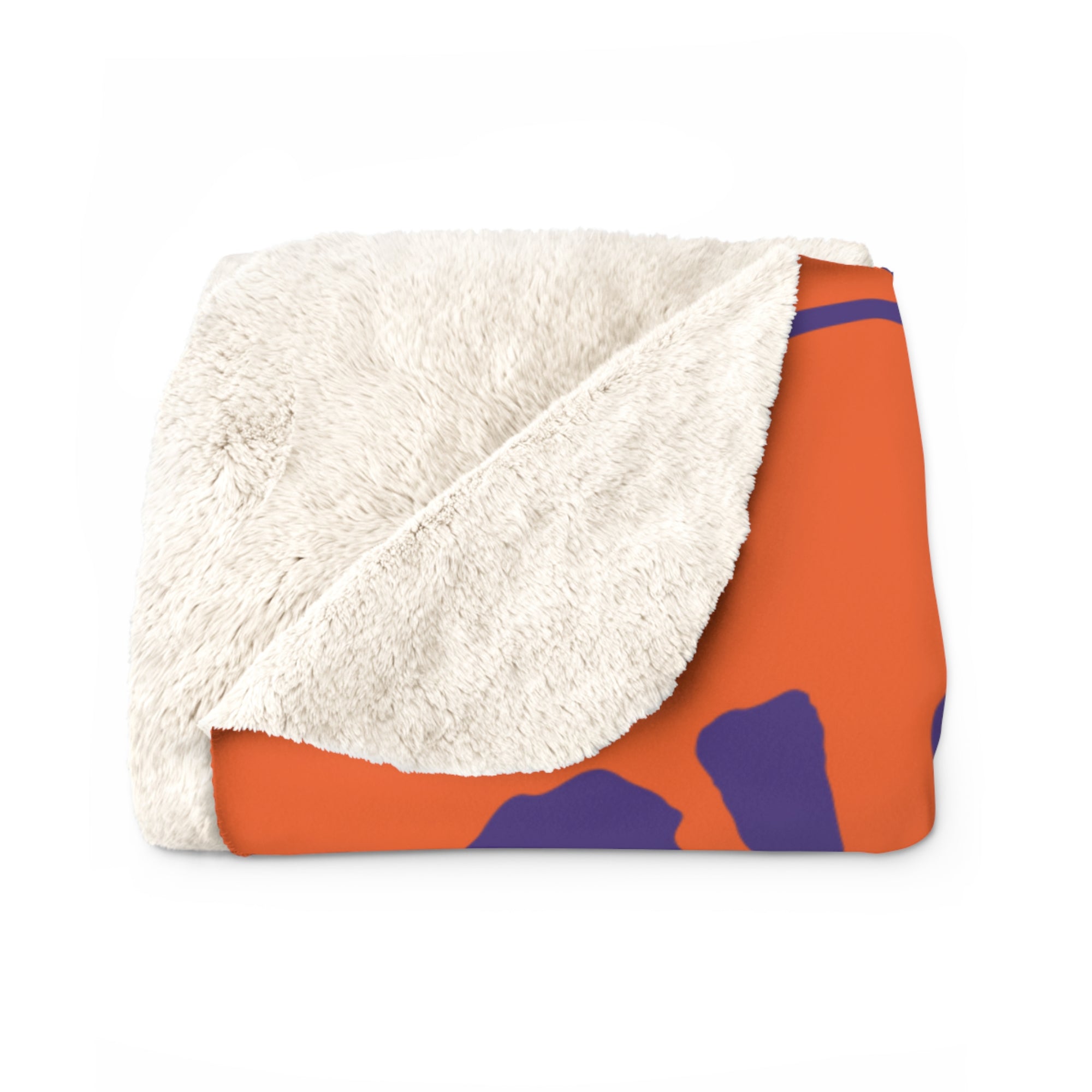 Cozy Halloween Sherpa Fleece Blanket