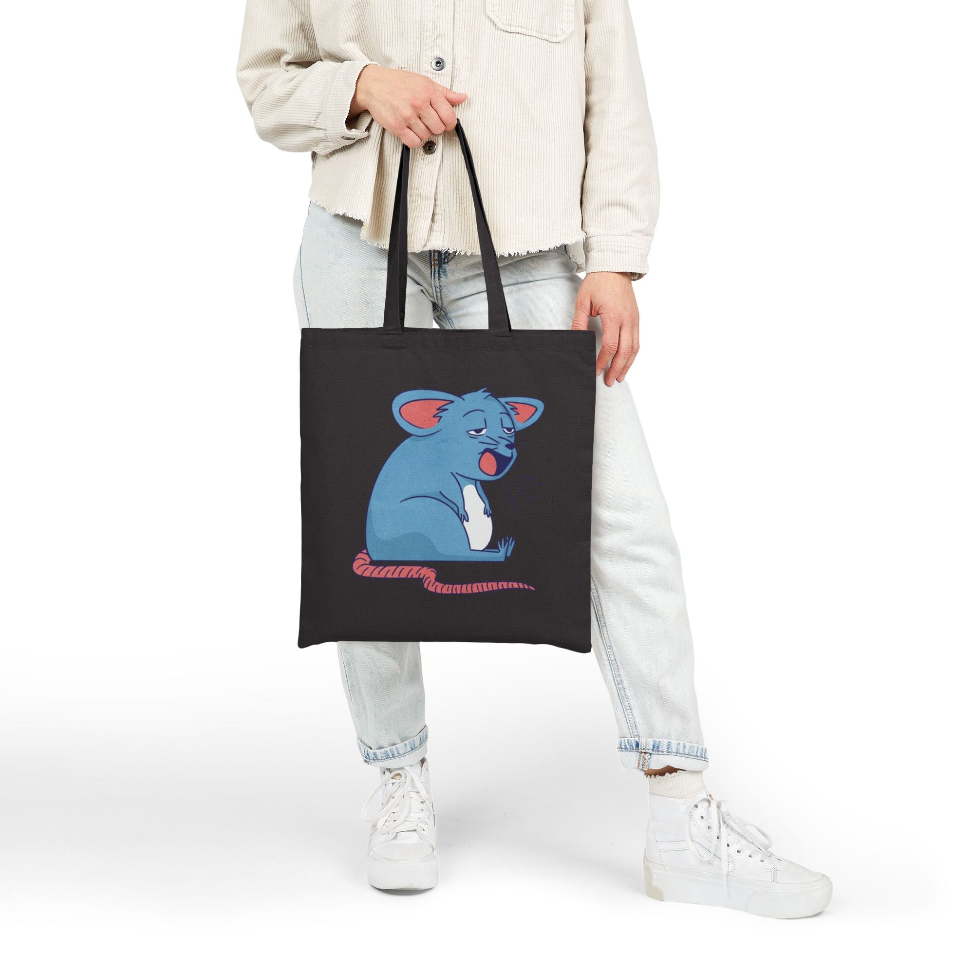 Grumpy Mouse Tote Bag - Gently Unhinged