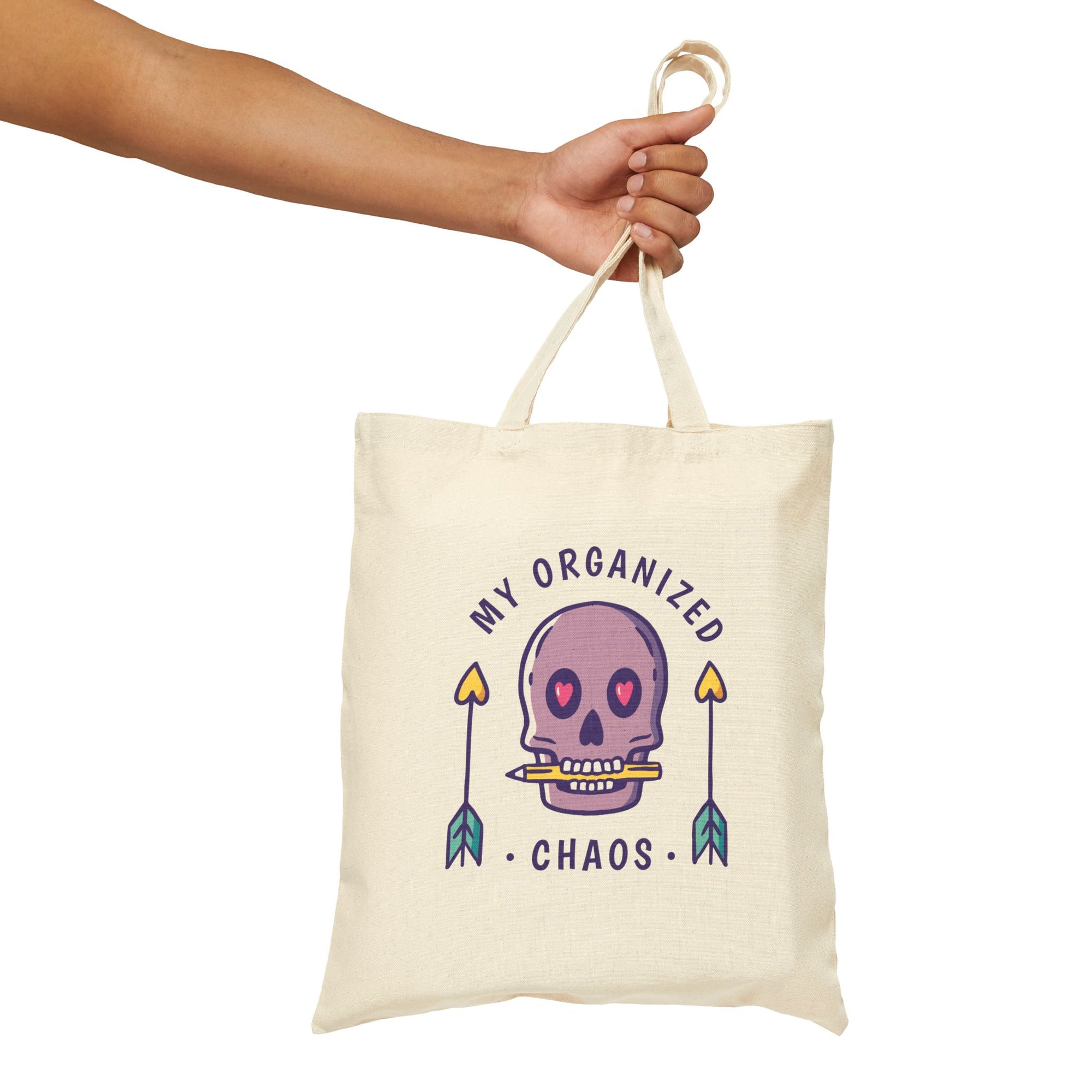 My Organized Chaos Skull Tote Bag