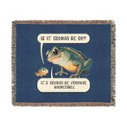 Optimist Frog Woven Blanket