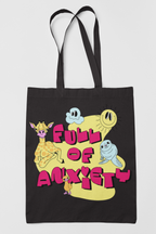 Anxious Vibes Cotton Canvas Tote Bag
