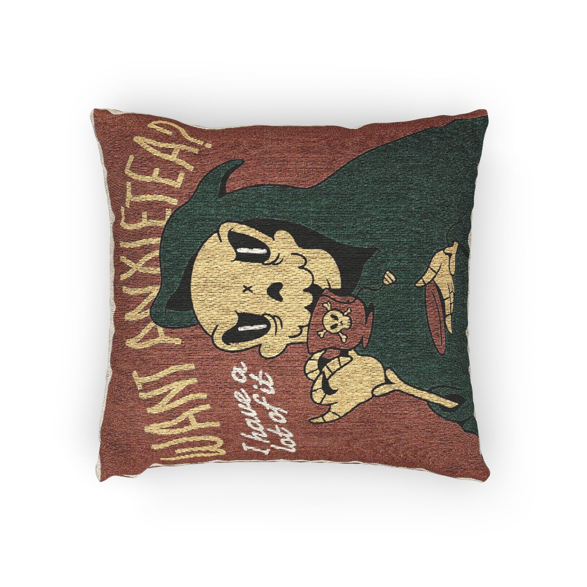 Want Anxietea? Woven Throw Pillow