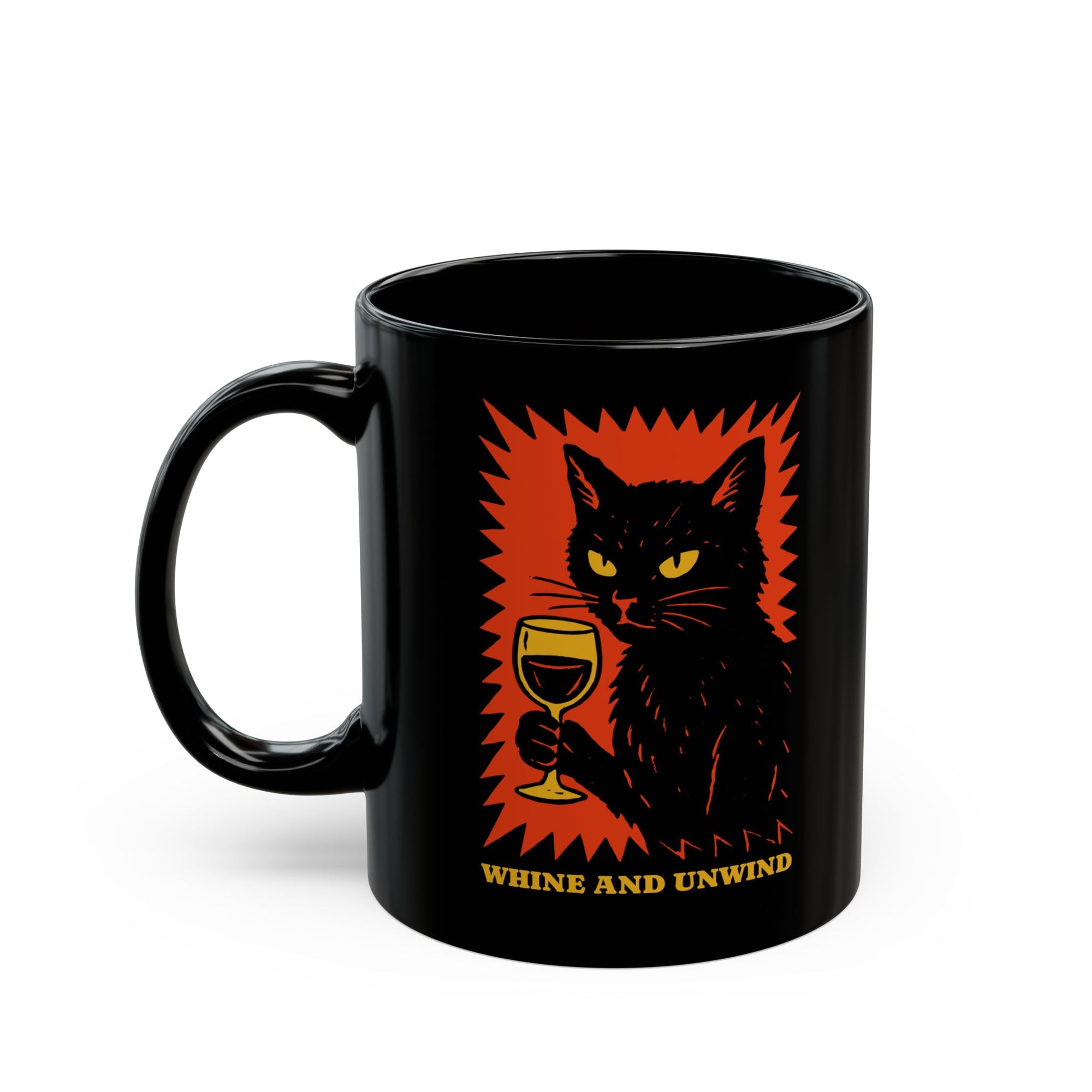 Whine and Unwind Cat Mug