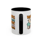 Warning Monday Panic Coffee Mug