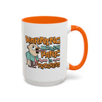 Warning Monday Panic Coffee Mug