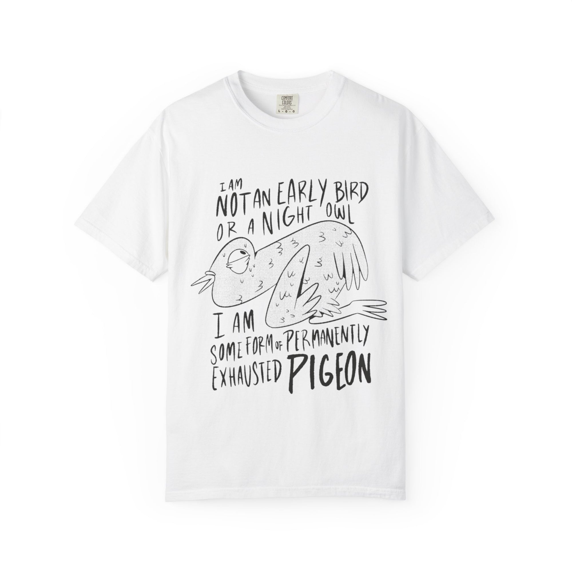 Permanently Exhausted Pigeon T-shirt