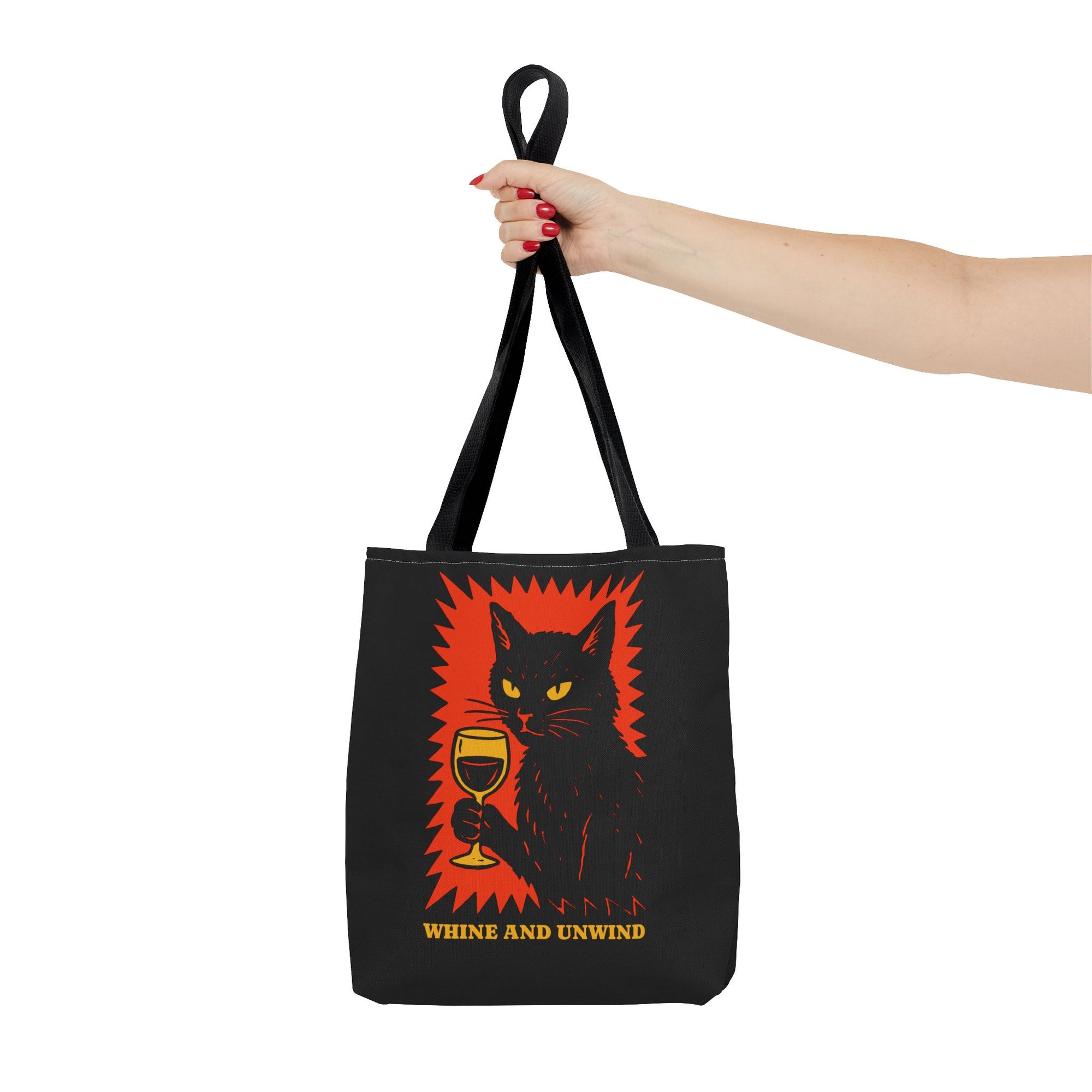 Whine and Unwind Cat Tote Bag