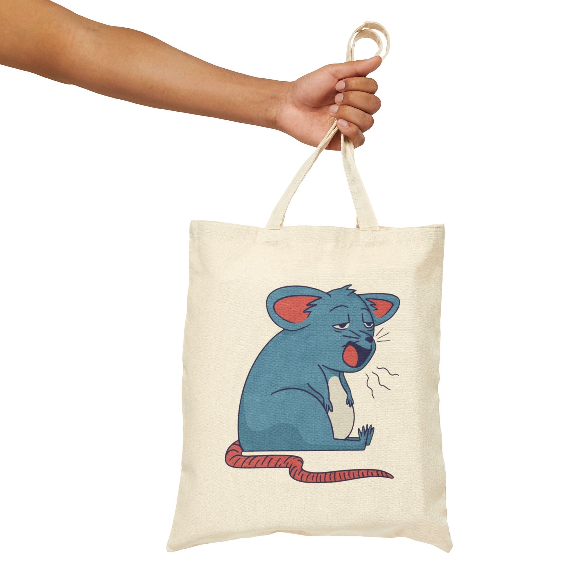 Grumpy Mouse Tote Bag - Gently Unhinged