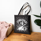 Stressed Possum Cotton Tote Bag