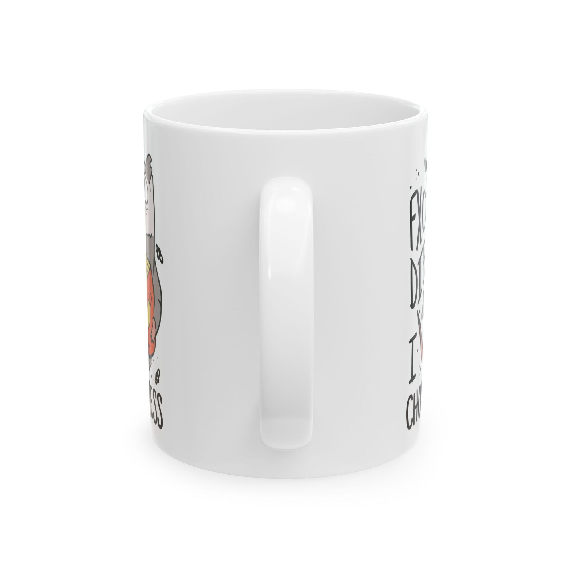 Snackin’ Possum Mug – “Fxck Diet, I Choose Happiness”