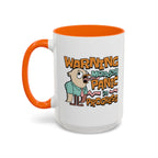 Warning Monday Panic Coffee Mug
