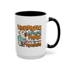 Warning Monday Panic Coffee Mug