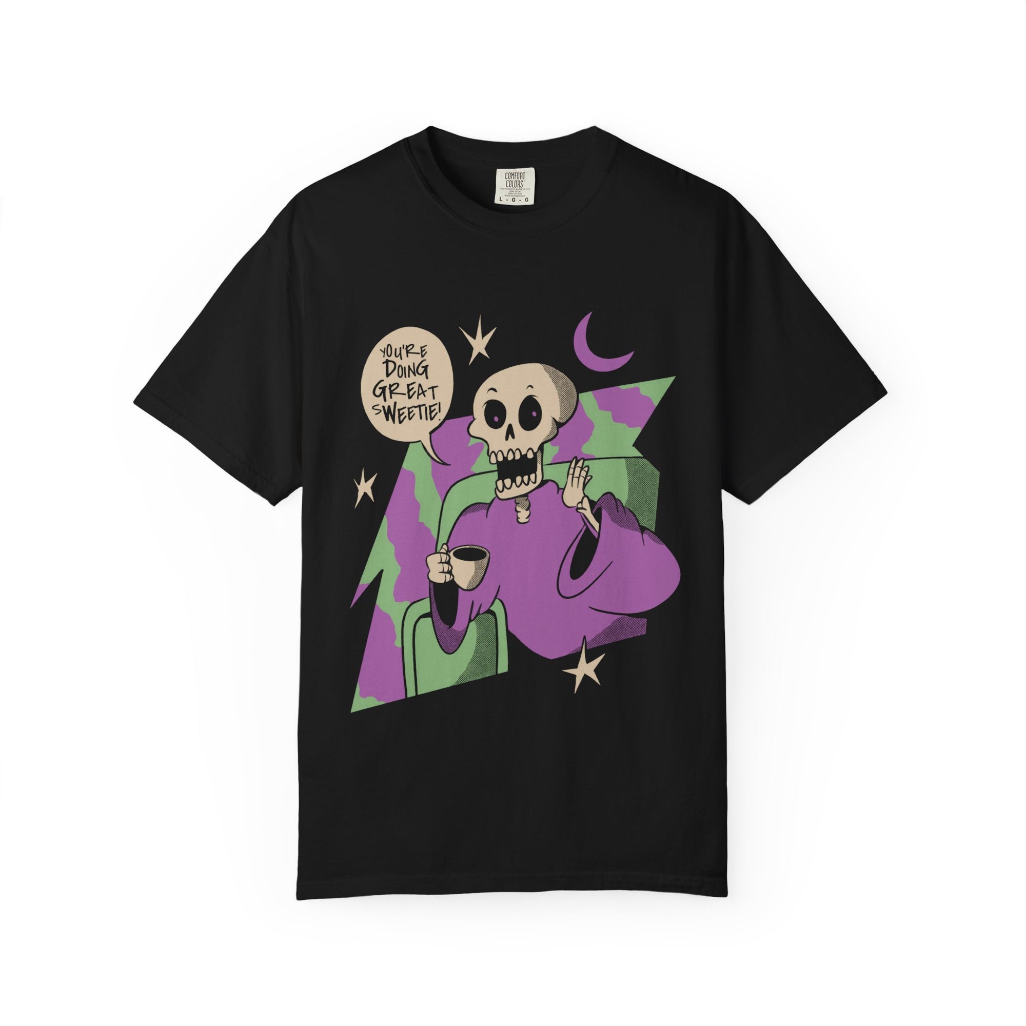 Skeleton Therapist T-Shirt | Funny Positive Affirmation Tshirt